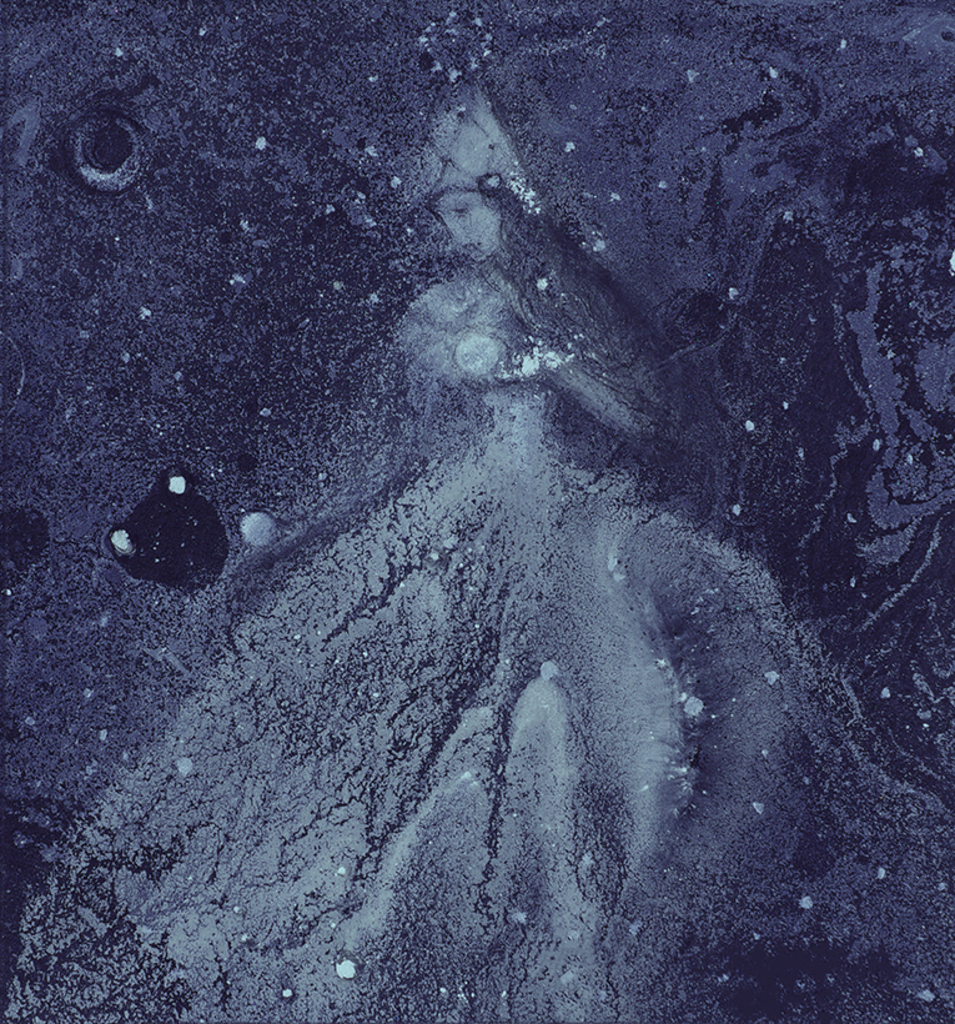 Afbeelding van print "Winterritme. Afdruk A" van origineel schilderij/tekening door Natali Antonovich