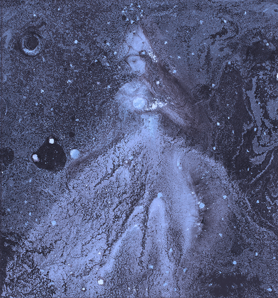 Afbeelding van print "Winterritme. Afdruk M" van origineel schilderij/tekening door Natali Antonovich