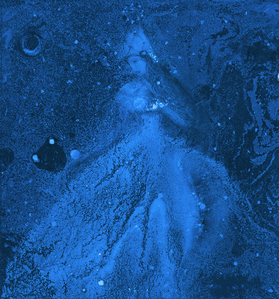 Afbeelding van print "Winterritme. Afdruk R" van origineel schilderij/tekening door Natali Antonovich