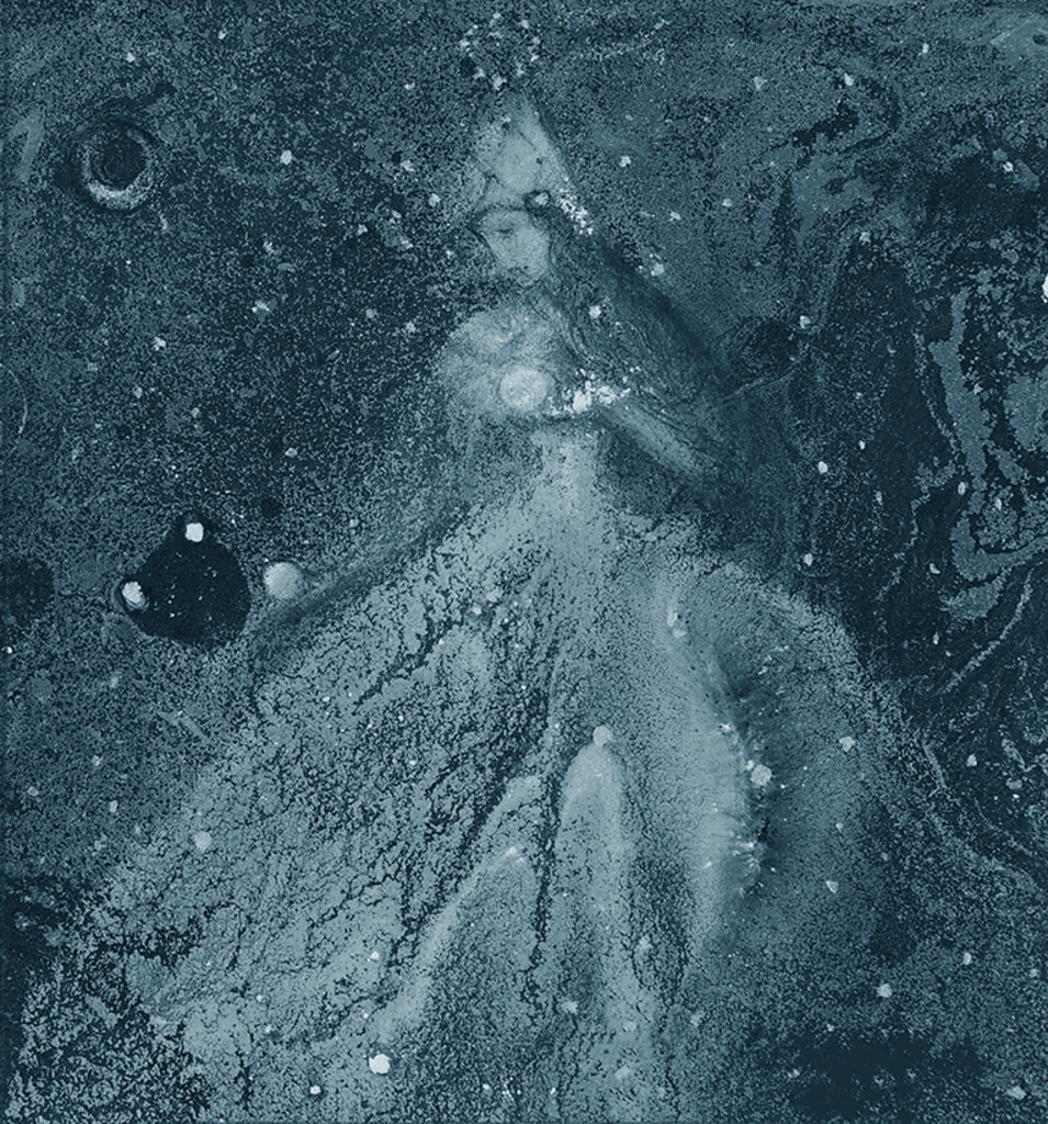 Afbeelding van print "Winterritme. Afdruk X" van origineel schilderij/tekening door Natali Antonovich