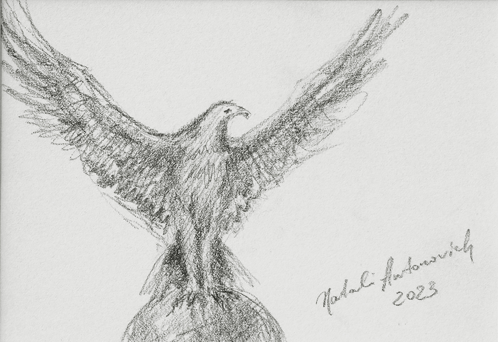 "Croquis № 331" peinture de Natali Antonovich | Galerie d'artiste.