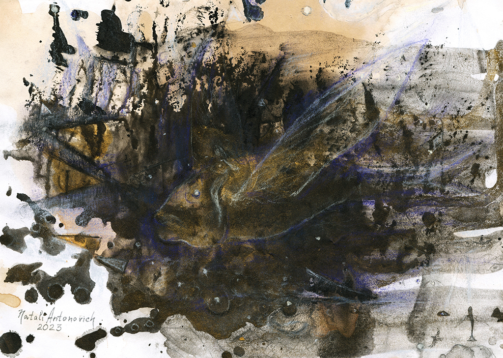 "Un regard qui attire." peinture de Natali Antonovich | Galerie d'artiste.