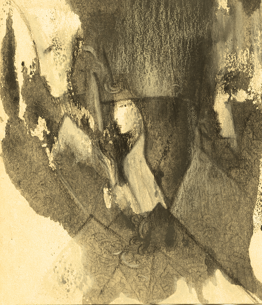 Afbeelding van print "Scherven. Afdruk C" van origineel schilderij/tekening door Natali Antonovich