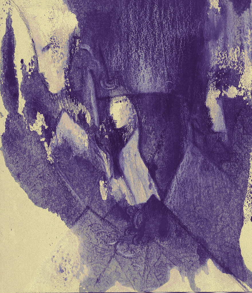 Afbeelding van print "Scherven. Afdruk M" van origineel schilderij/tekening door Natali Antonovich