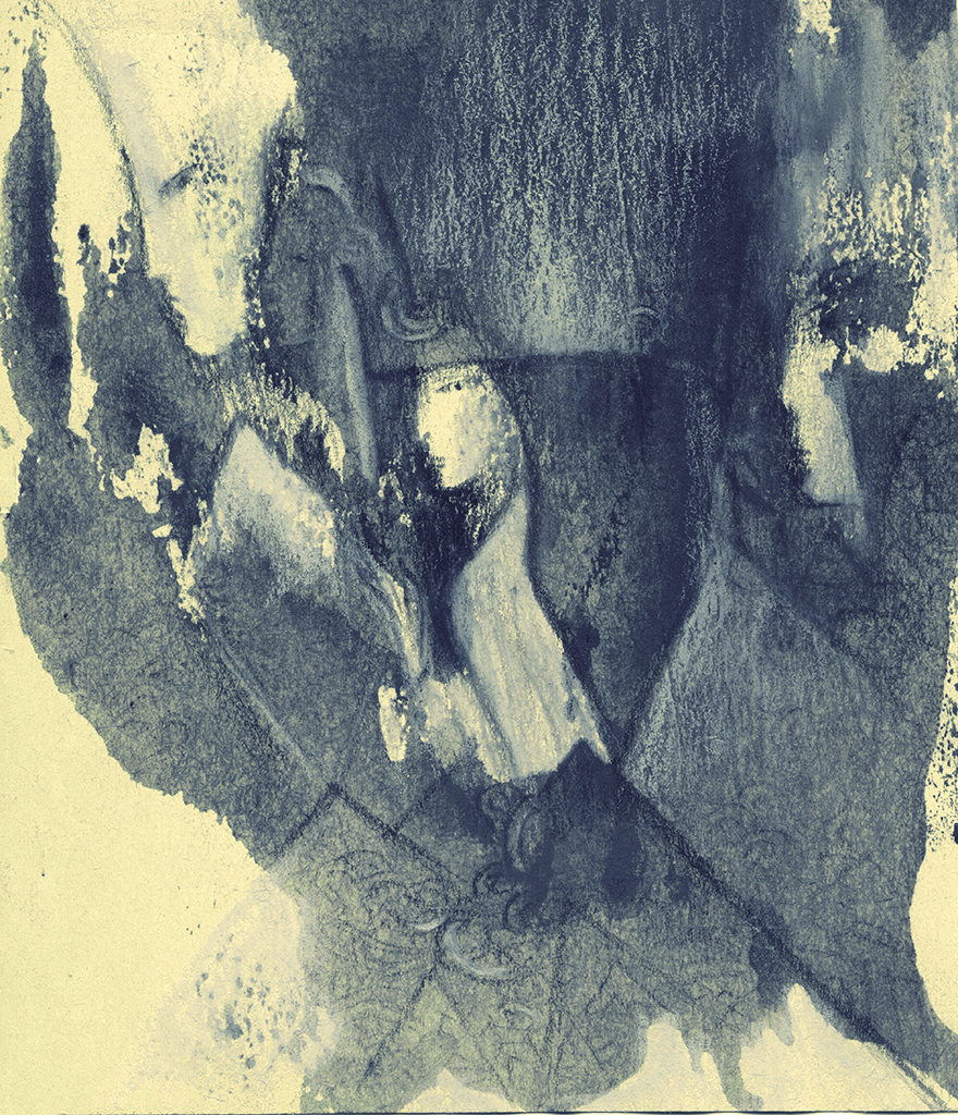 Изображение принта „Осколки. Принт W“ с оригинальной картины/рисунка Натальи Антонович