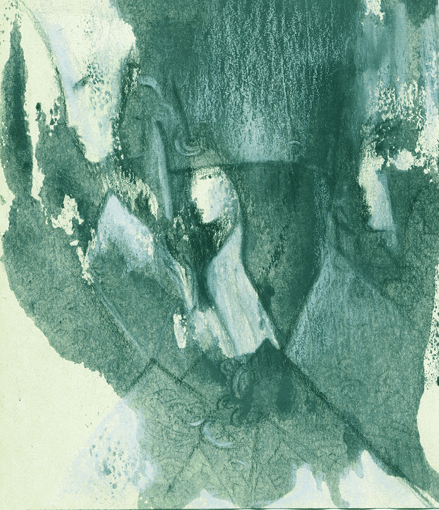 Afbeelding van print "Scherven. Afdruk T" van origineel schilderij/tekening door Natali Antonovich