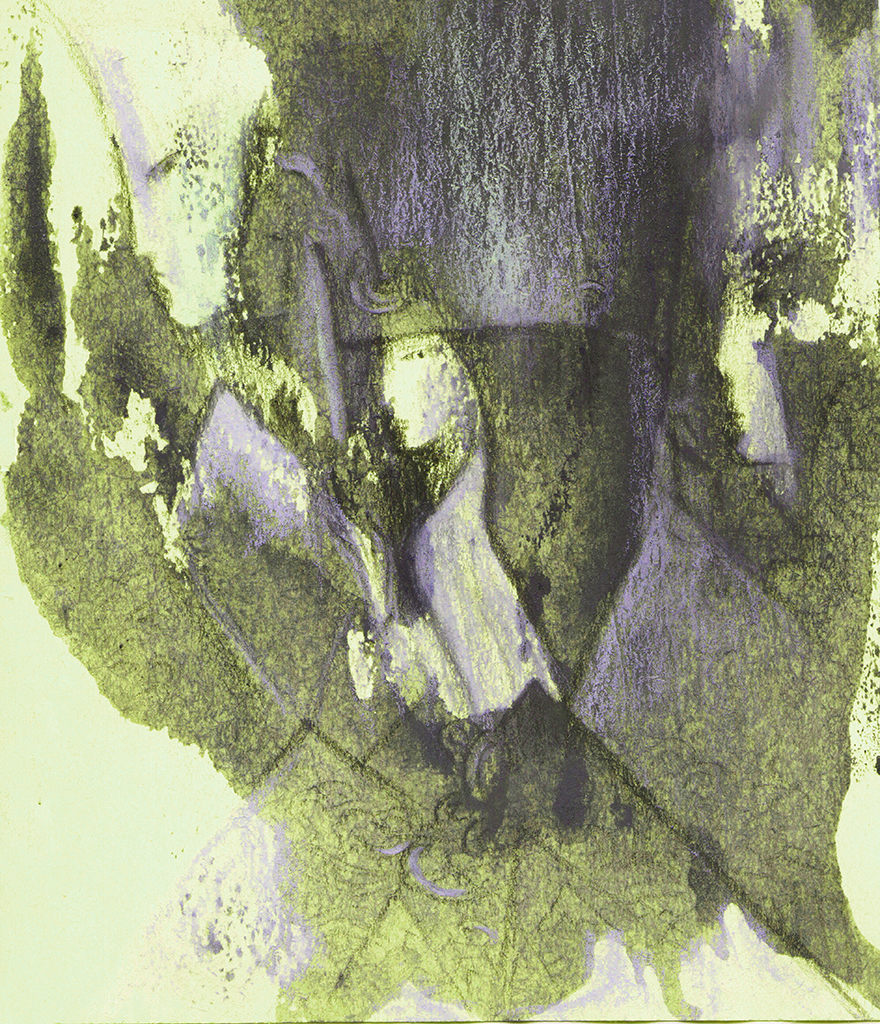 Afbeelding van print "Scherven. Afdruk H" van origineel schilderij/tekening door Natali Antonovich