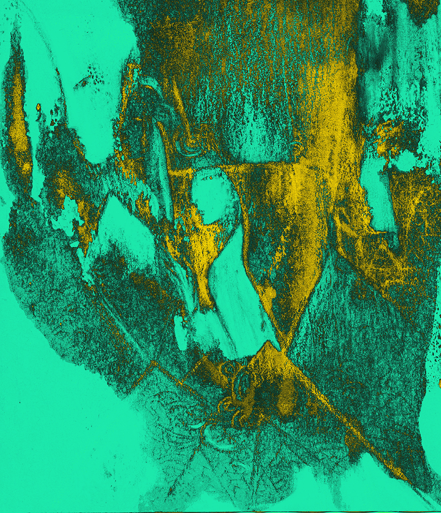 Afbeelding van print "Scherven. Afdruk LH" van origineel schilderij/tekening door Natali Antonovich