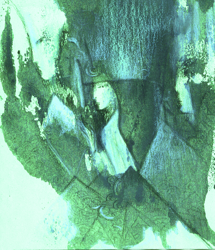 Afbeelding van print "Scherven. Afdruk AL" van origineel schilderij/tekening door Natali Antonovich