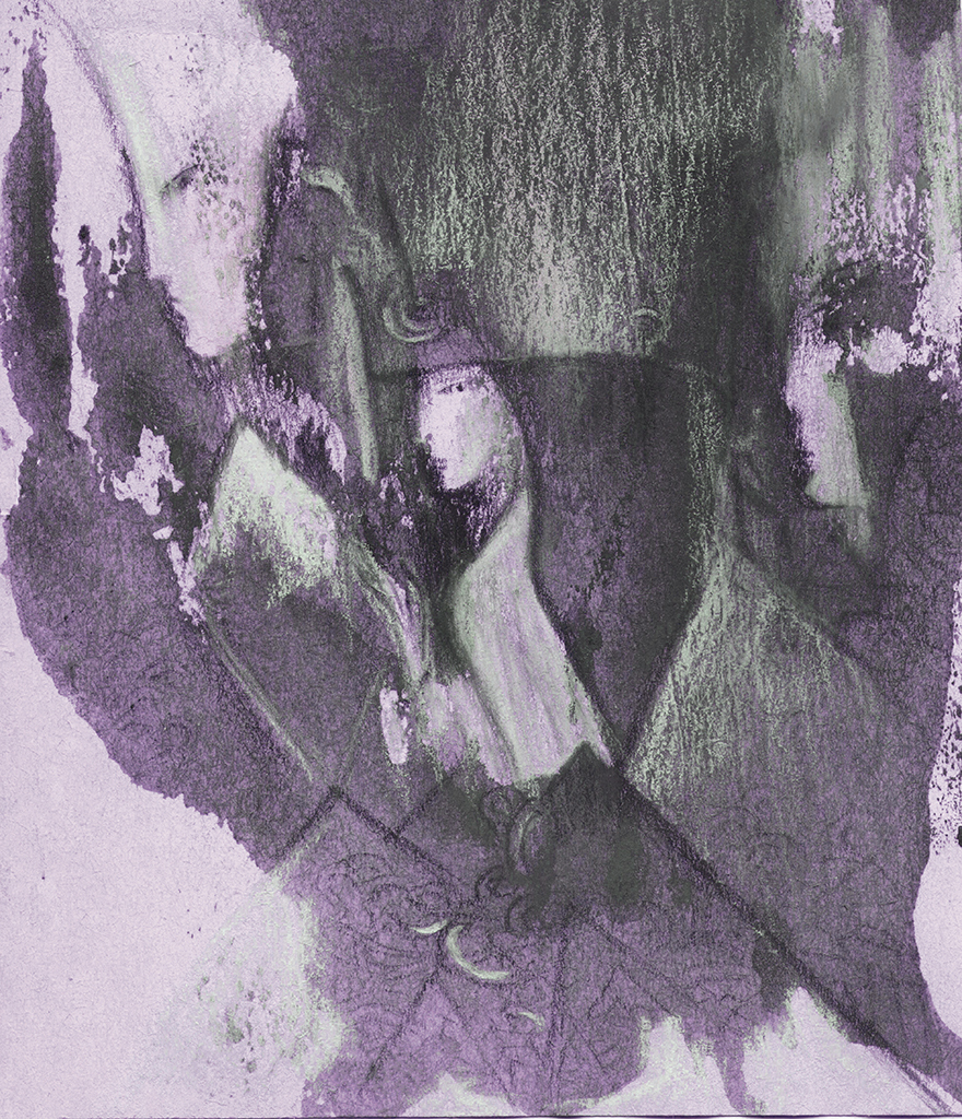 Afbeelding van print "Scherven. Afdruk CH" van origineel schilderij/tekening door Natali Antonovich