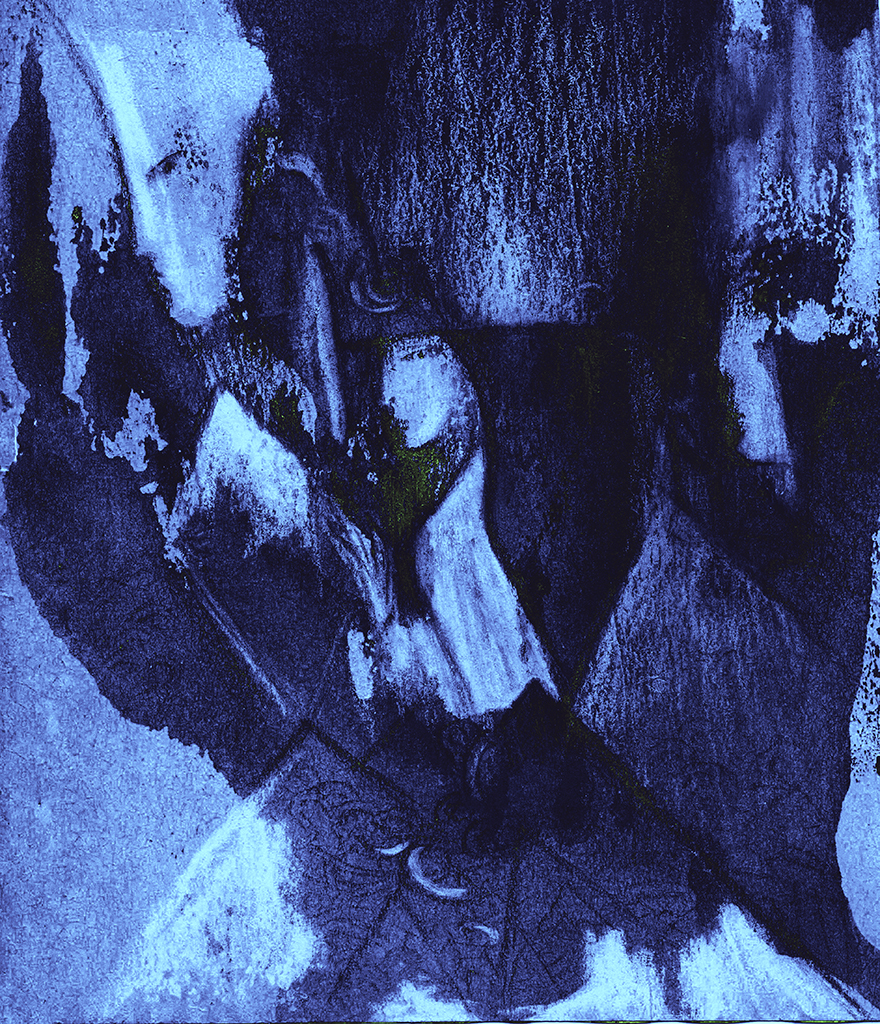 Afbeelding van print "Scherven. Afdruk NG" van origineel schilderij/tekening door Natali Antonovich