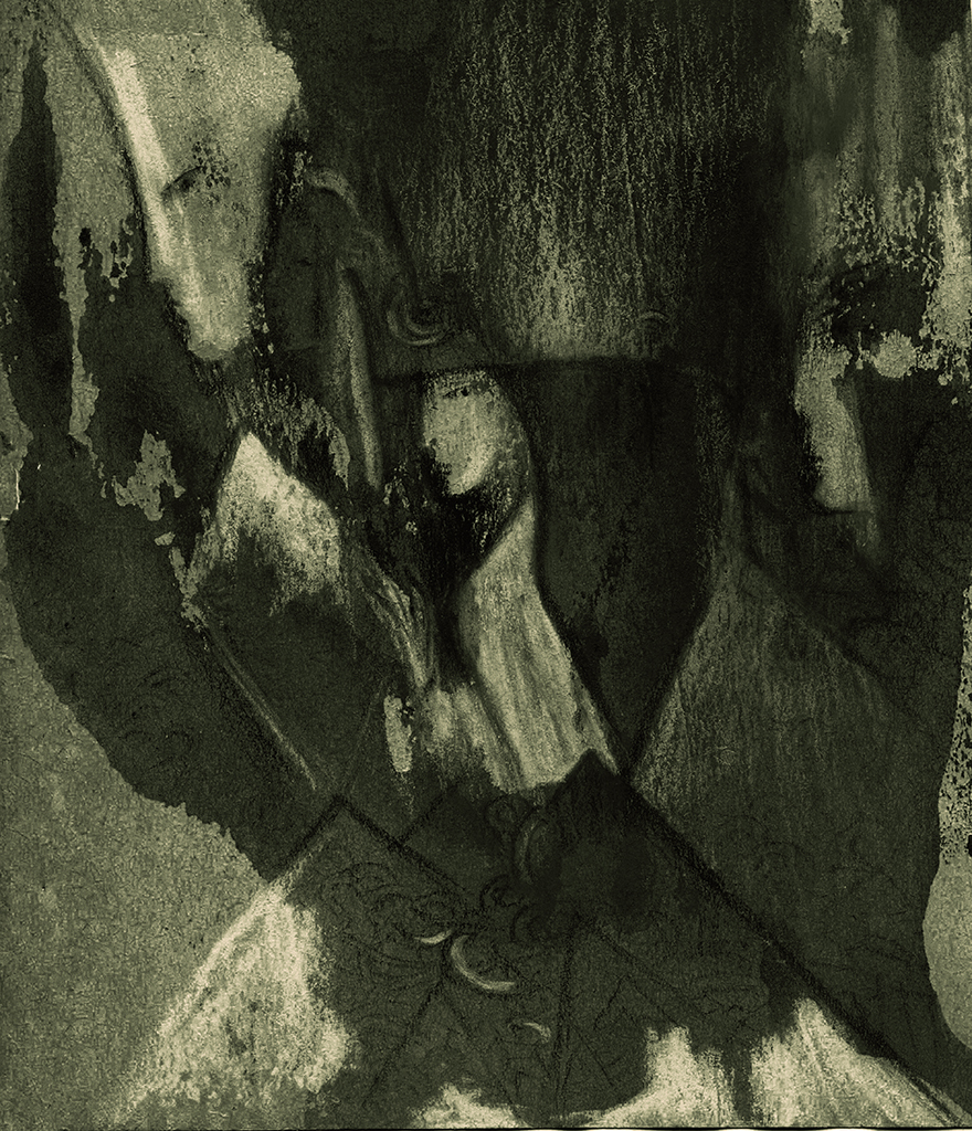 Afbeelding van print "Scherven. Afdruk BS" van origineel schilderij/tekening door Natali Antonovich