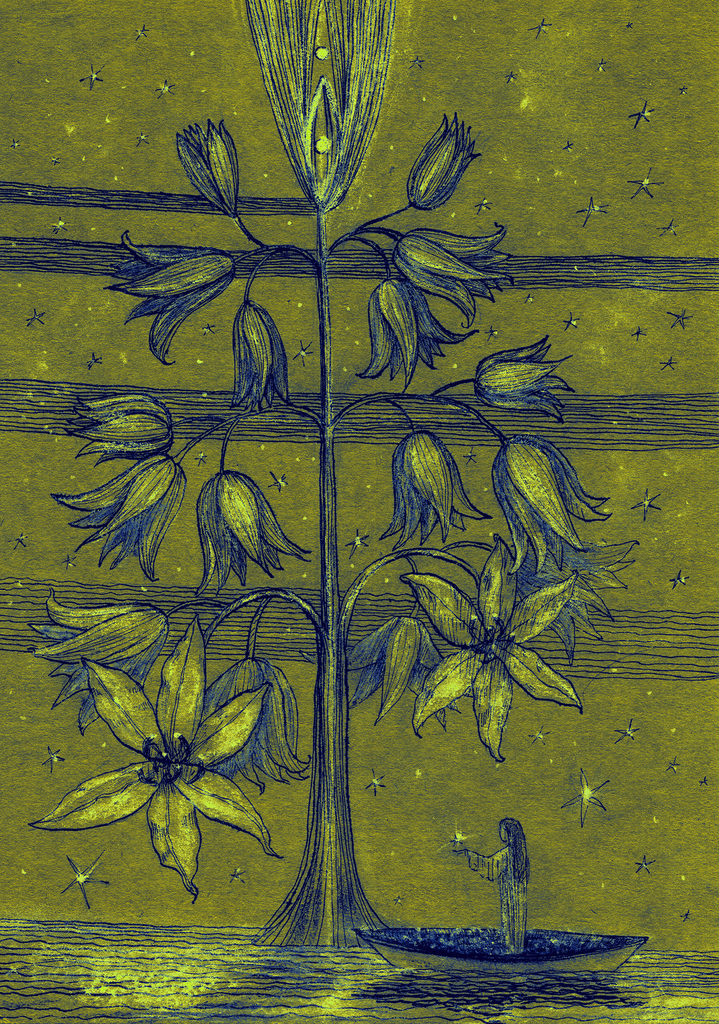 Image of Print "Star Tree.  Print M" from original Painting/Drawing by Natali Antonovich