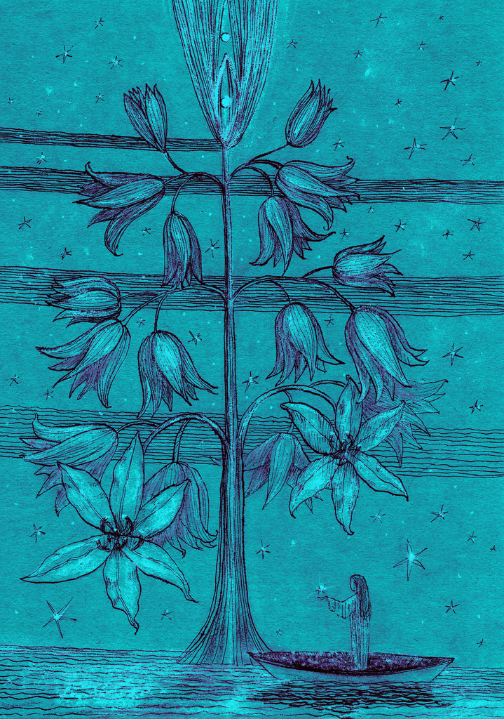 Image of Print "Star Tree.  Print R" from original Painting/Drawing by Natali Antonovich