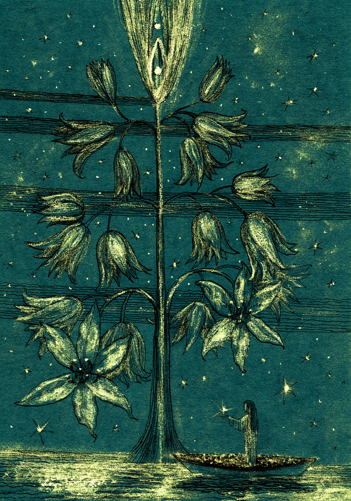 Image of Print "Star Tree.  Print T" from original Painting/Drawing by Natali Antonovich