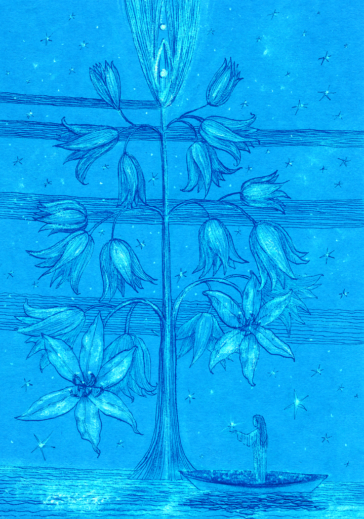 Image of Print "Star Tree.  Print U" from original Painting/Drawing by Natali Antonovich