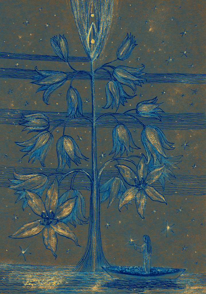 Image of Print "Star Tree.  Print K" from original Painting/Drawing by Natali Antonovich