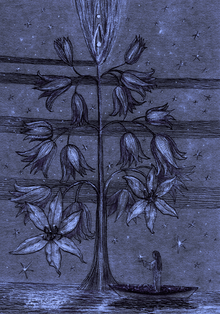 Image of Print "Star Tree.  Print X" from original Painting/Drawing by Natali Antonovich