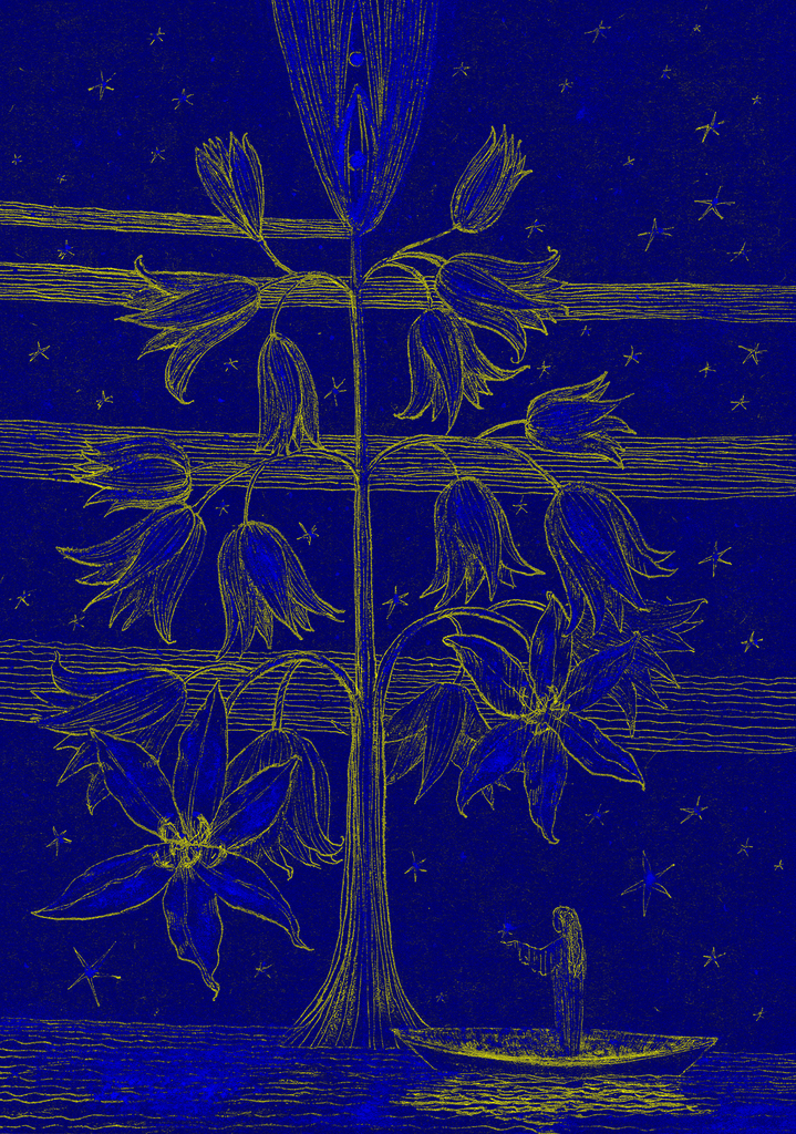 Image of Print "Star Tree.  Print AC" from original Painting/Drawing by Natali Antonovich