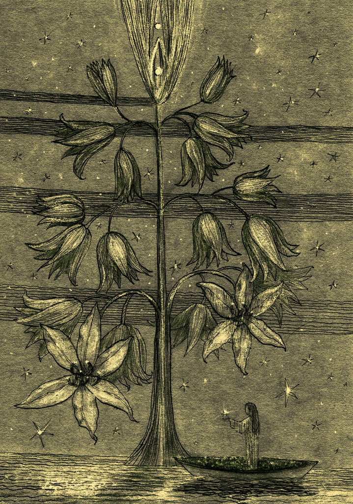 Image of Print "Star Tree.  Print AF" from original Painting/Drawing by Natali Antonovich