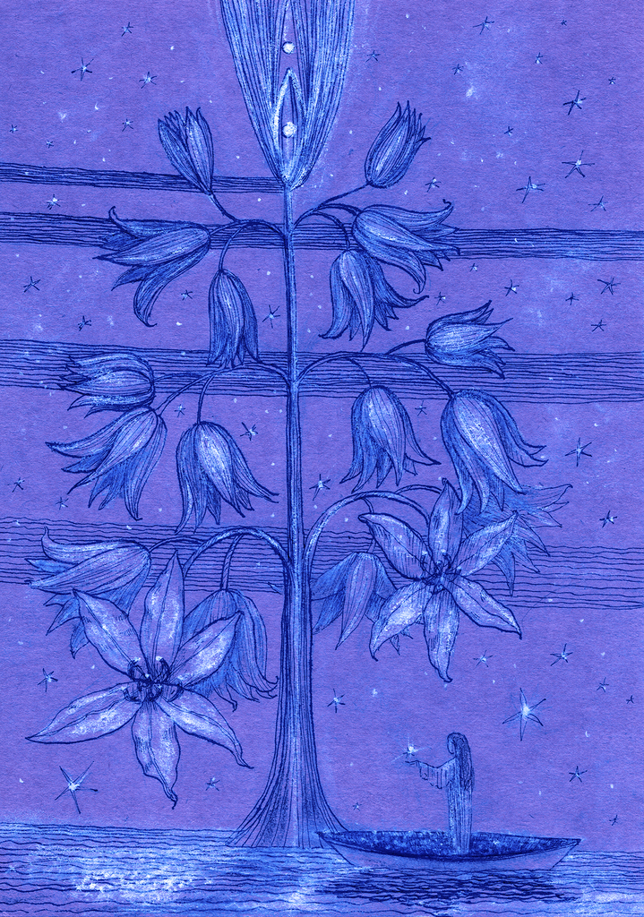 Image of Print "Star Tree.  Print AE" from original Painting/Drawing by Natali Antonovich