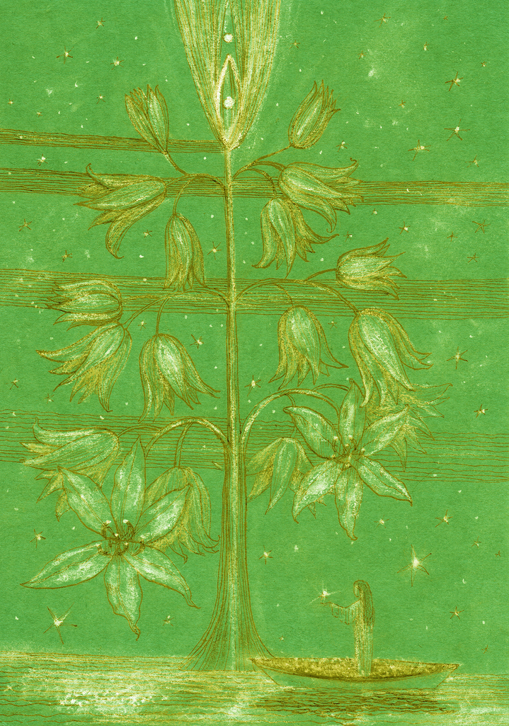 Image of Print "Star Tree.  Print AY" from original Painting/Drawing by Natali Antonovich