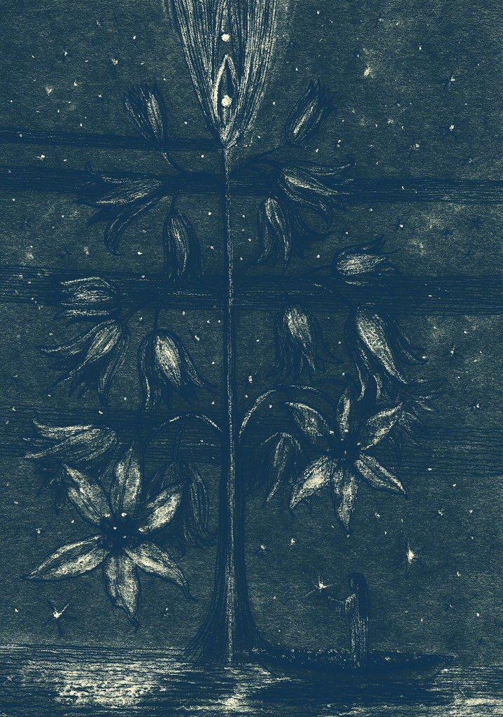 Image of Print "Star Tree.  Print AG" from original Painting/Drawing by Natali Antonovich