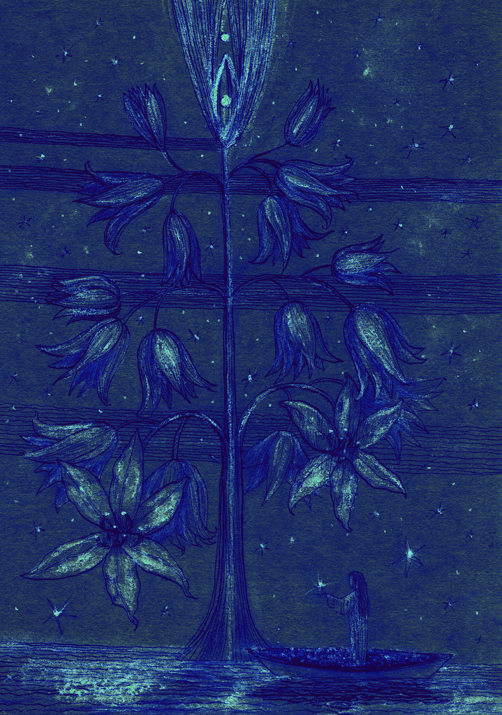 Image of Print "Star Tree.  Print AK" from original Painting/Drawing by Natali Antonovich