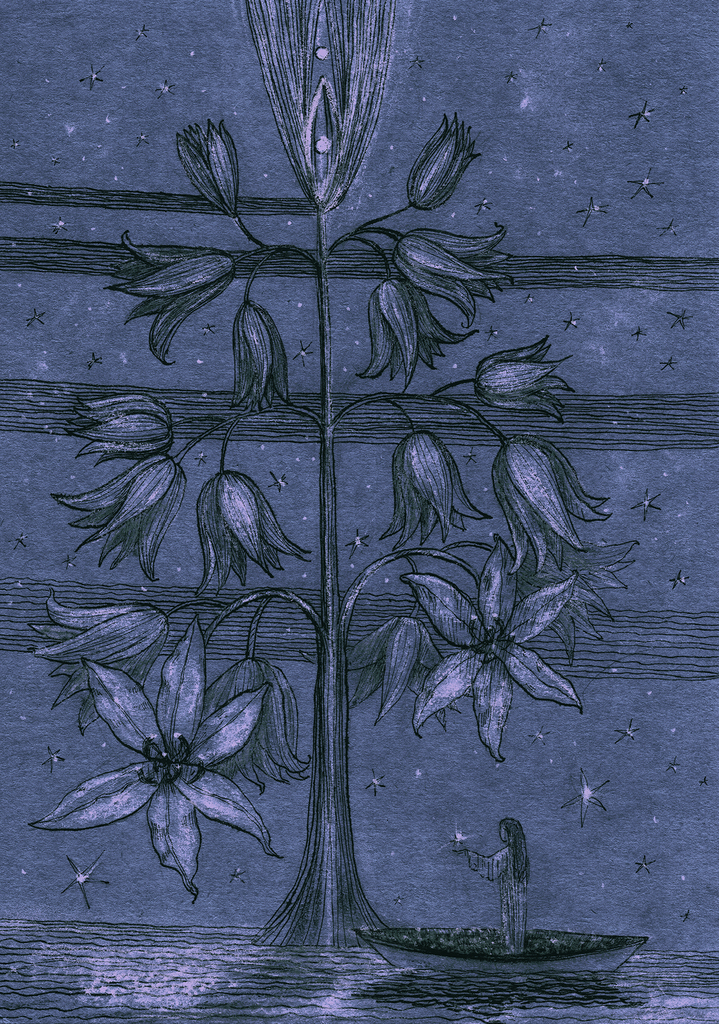 Image of Print "Star Tree.  Print AX" from original Painting/Drawing by Natali Antonovich