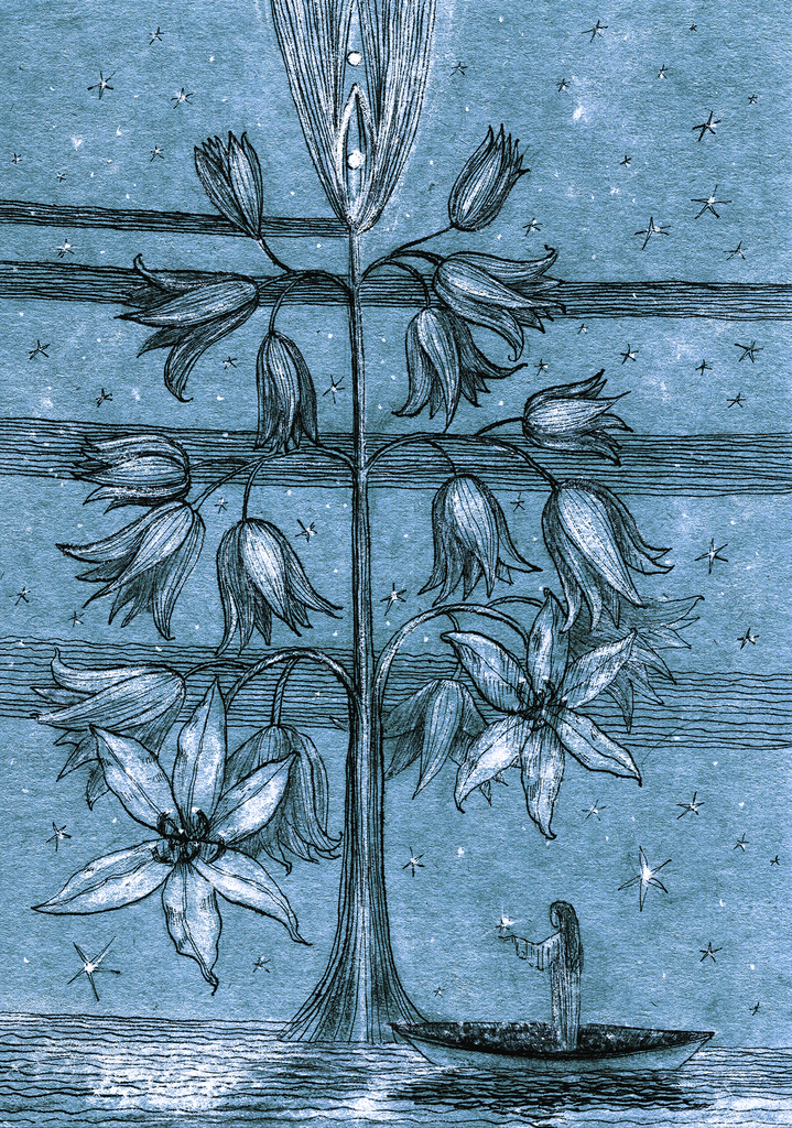 Image of Print "Star Tree.  Print N" from original Painting/Drawing by Natali Antonovich