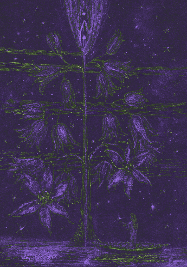 Image of Print "Star Tree.  Print BC" from original Painting/Drawing by Natali Antonovich