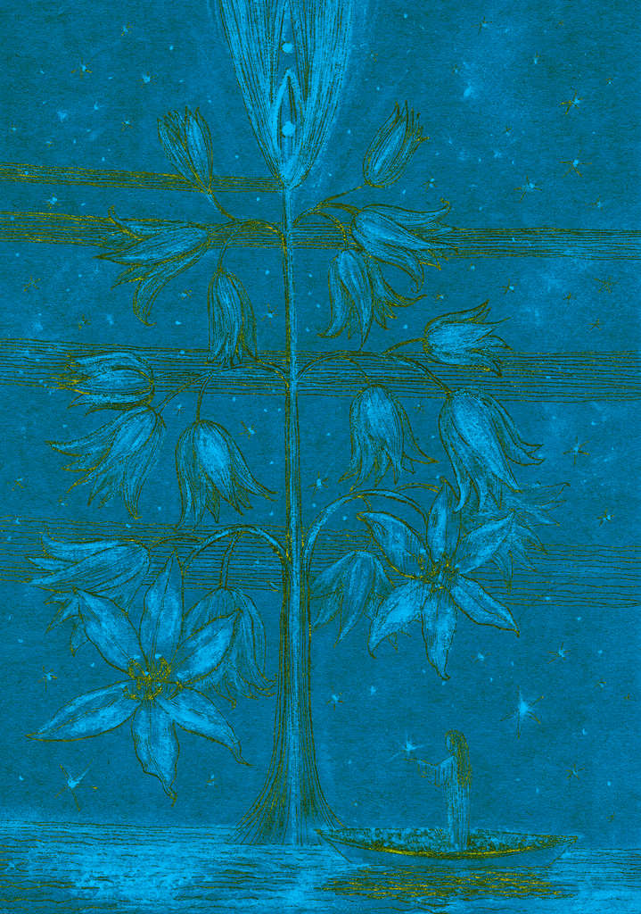 Image of Print "Star Tree.  Print BH" from original Painting/Drawing by Natali Antonovich