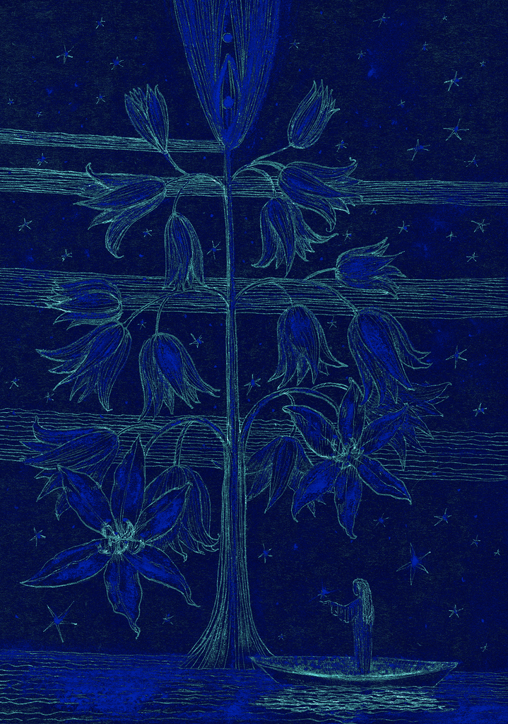 Image of Print "Star Tree.  Print BN" from original Painting/Drawing by Natali Antonovich