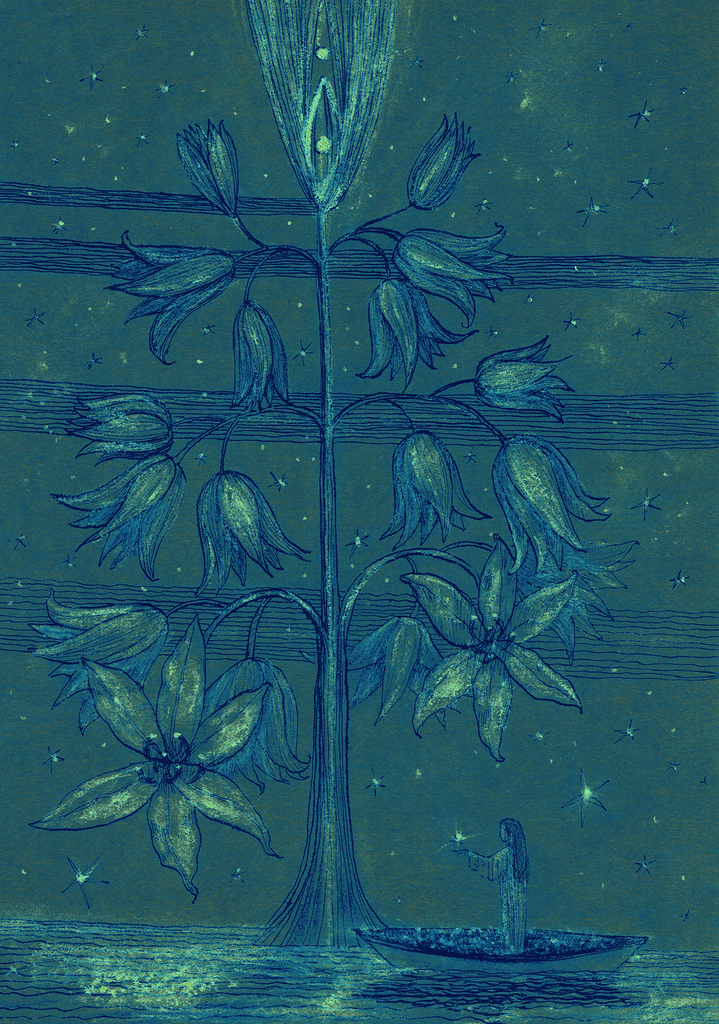 Image of Print "Star Tree.  Print AW" from original Painting/Drawing by Natali Antonovich