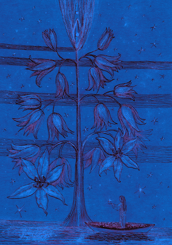 Image of Print "Star Tree.  Print CF" from original Painting/Drawing by Natali Antonovich