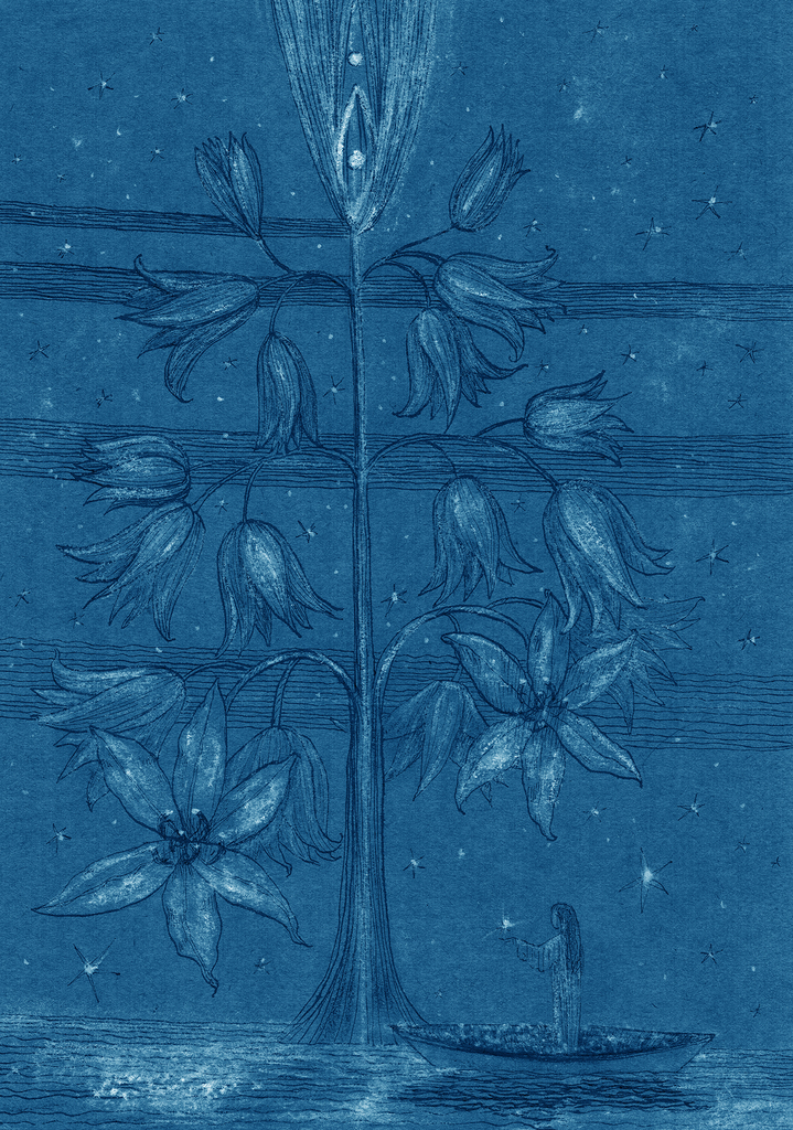 Image of Print "Star Tree.  Print CK" from original Painting/Drawing by Natali Antonovich