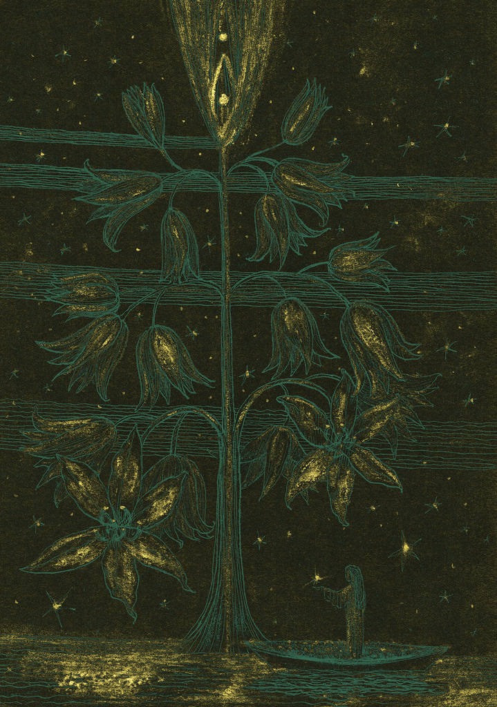 Image of Print "Star Tree.  Print CW" from original Painting/Drawing by Natali Antonovich