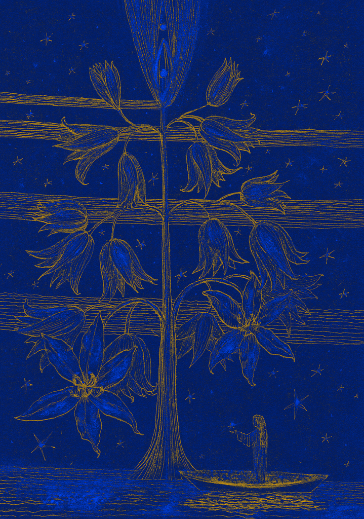 Image of Print "Star Tree.  Print CS" from original Painting/Drawing by Natali Antonovich