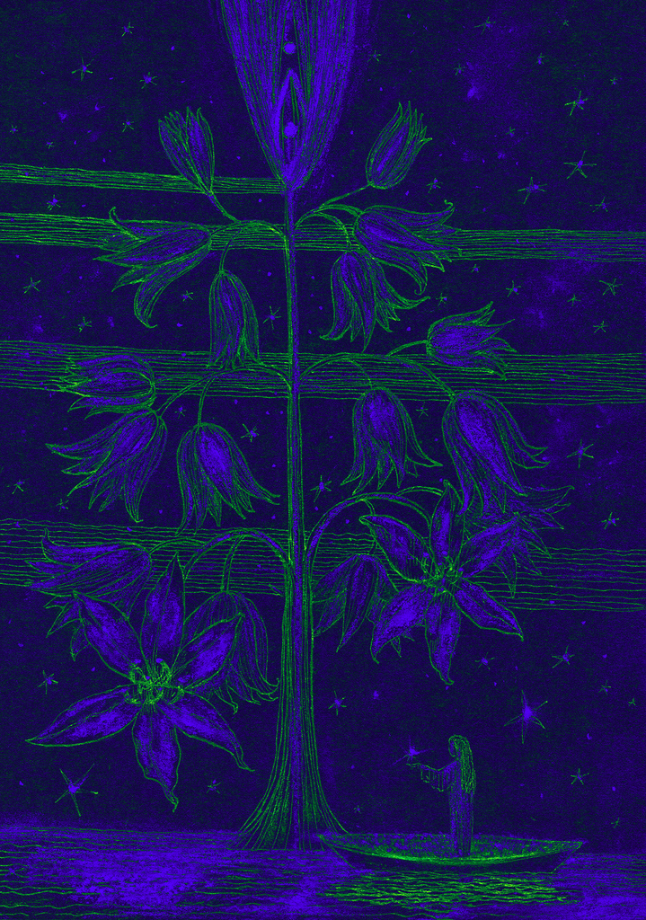 Image of Print "Star Tree.  Print DB" from original Painting/Drawing by Natali Antonovich