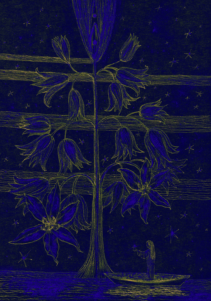 Image of Print "Star Tree.  Print HG" from original Painting/Drawing by Natali Antonovich