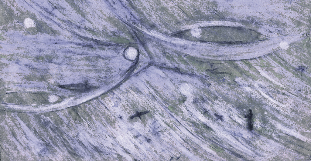 Afbeelding van print "Drie delen.  Afdruk H" van origineel schilderij/tekening door Natali Antonovich