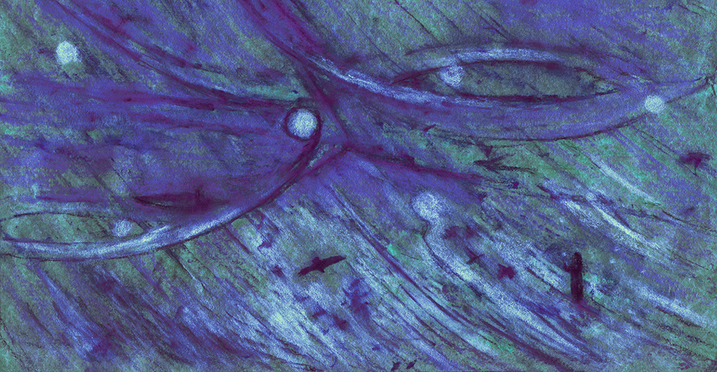 Image of Print "Three parts. Print L" from original Painting/Drawing by Natali Antonovich