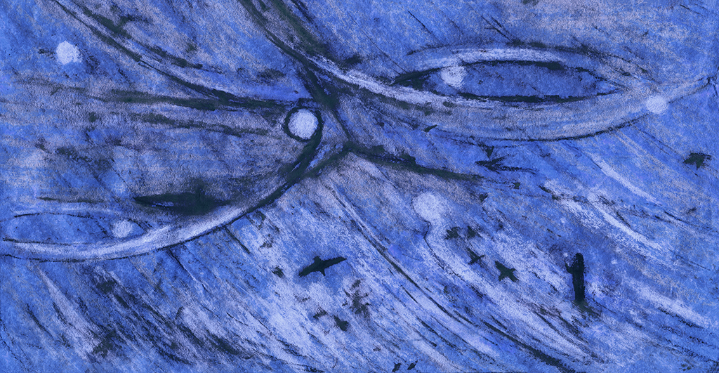 Image of Print "Three parts. Print HJ" from original Painting/Drawing by Natali Antonovich