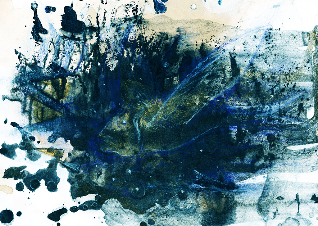 Bild der Drucks „Ein lockender Blick. Drucken P“ vom Original gemälde/Zeichnung von Natali Antonovich