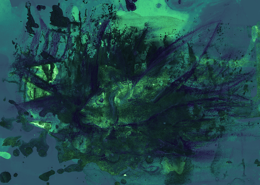 Afbeelding van print "Een wenkende blik. Afdruk S" van origineel schilderij/tekening door Natali Antonovich