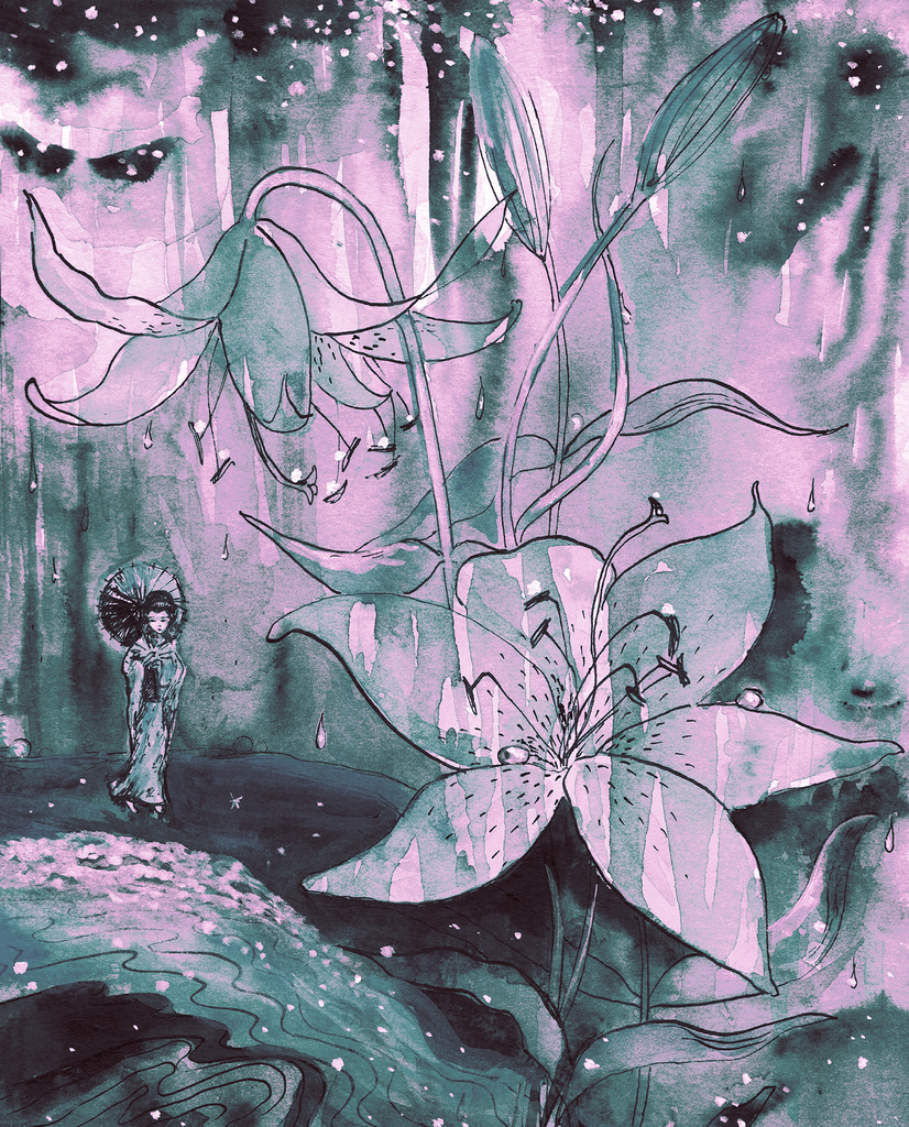 Изображение принта „Illustration 21.  Print  QU“ с оригинальной картины/рисунка Натальи Антонович