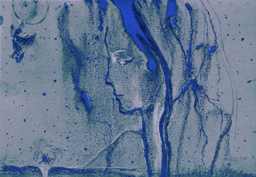 Image of Print "...and then it started snowing. Print  KH" from original Painting/Drawing by Natali Antonovich