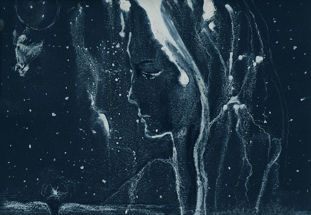 Image of Print "...and then it started snowing. Print  A" from original Painting/Drawing by Natali Antonovich