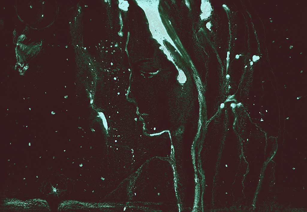 Image of Print "...and then it started snowing. Print  C" from original Painting/Drawing by Natali Antonovich