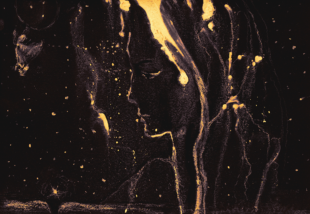 Image of Print "...and then it started snowing. Print  F" from original Painting/Drawing by Natali Antonovich